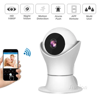 Мини WiFi Камера 1080P Домашно Сигурност Видео Camara Bebe Безжична Външна Камера за Нощно Виждане за ВИДЕОНАБЛЮДЕНИЕ Cam 360 Панорамна Камера Детски Монитор