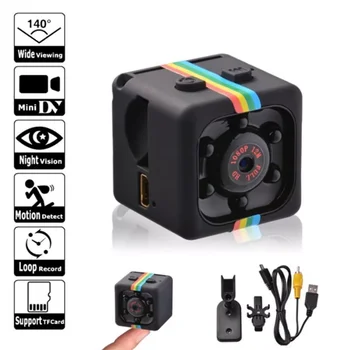 Мини Камера 1080P Сензор за Нощно Виждане Камера за Движение DVR Микро Камера Спорт DV Видео малка Камера cam SQ 11