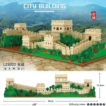 Мини Модел На Великата Китайска Стена Градивните Елементи На Китайското Известният Сграда Модел На Великата Китайска Стена, Декорация На Детски Образователни Играчки За Възрастни Подарък