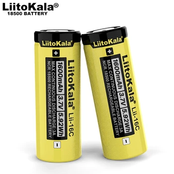 НОВ LiitoKala Lii-16C 18500 1600 mah 3,7 На Акумулаторна батерия Recarregavel литиево-йонна батерия за led фенерче