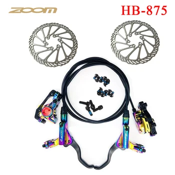 Нов ZOOM HB-875 Велосипеден Спирачка на мтб Хидравлични Дисков Спирачка 800/1400/1500 мм MT200 Ъпгрейд на спирачките, за Планински велосипед MT315 MT615