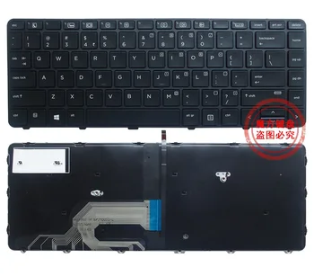 Нов Лаптоп на САЩ Клавиатура с Подсветка за HP Probook 430 G3 430 G4 440 G3 440 G4 445 G3 640 G2 645 G2 Английска Клавиатура