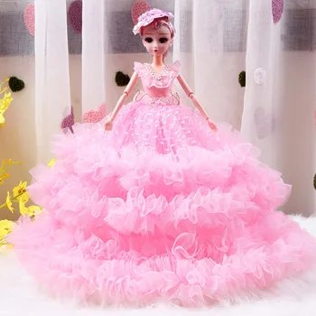 Нов Стил Куклен Комплект Кукла Принцеса Момиче Подарък Детска Играчка Украса 45 см