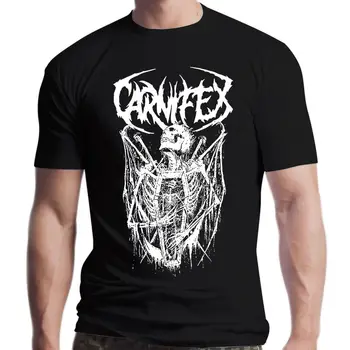 Нова Мъжка Черна Тениска Carnifex Ридик 2021, Мода Мъжка тениска с Къс ръкав, Памучни Тениски