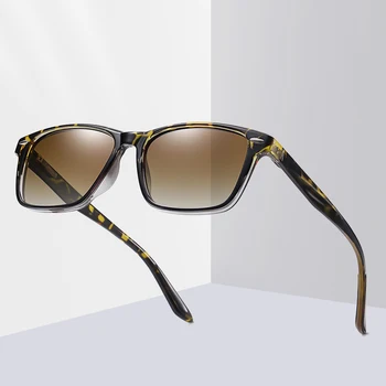 Нови Модерни Правоъгълни Мъжки Слънчеви Очила, Поляризирани за Жени, високо качество на Реколтата, Слънчеви Очила Zonnebril Dames Heren