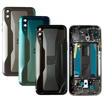 Нови Оригинални За Xiaomi Black Shark 2 на Задния Капак на Корпуса на Отделението за Отделение С Резервни Части За Обектива на Камерата + Бутона на захранването