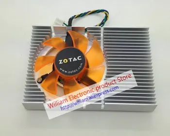 Нови Оригинални за ZOTAC Geforce 9400gt 9500 GT Видеокарта Cooler Fan Стъпка 43x43 мм
