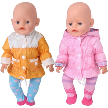 Новороденото Бебе Кукла Облекло Пуловер с Качулка за 18 