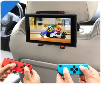 Облегалката за глава Автомобилна Поставка за монтиране на Стена За Nintendo Switch Регулируема стойка за Конзолата Nintendo Switch iPad, Смартфон и Таблет