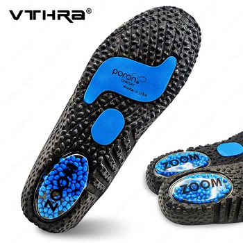 Обновете Спортна Амортизирующую Стельку ПУ Memory Foam Дишаща Супинатор Ортопедични Обувки Pad Мъжки Дамски Подметка