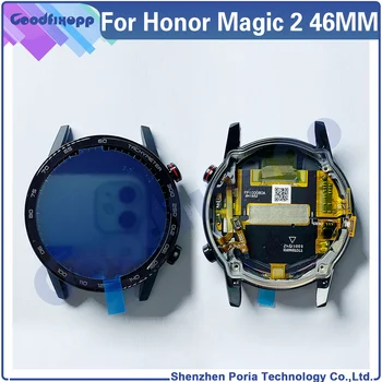 Оригинал За Честта MagicWatch 2 HEB-B19 MNS-B19 46 мм LCD Сензорен дисплей Дигитайзер В Събирането На Magic Watch 2 Magic2 Екран