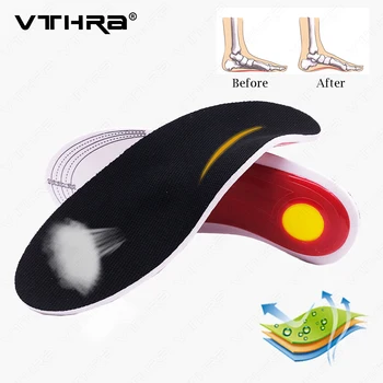 Ортопедични Стелки VTHRA 3D Супинатор Плоскостъпие и Ортопедични Стелки За Крака Улесняват Налягане Ортопедична Болки В Краката Унисекс Обувки Подметка