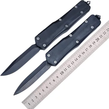Открит нож за оцеляване От Неръждаема стомана С Фиксирано Острие ABS черна дръжка Къмпинг Ловен Нож коллекционный