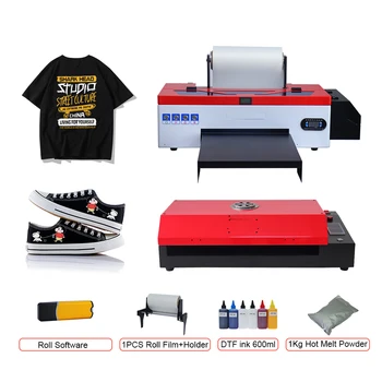 Принтер A3 DTF За Epson L1800 С Директен Пренос на Топлопреминаване Филм DTF A3 тениска печатна машина със софтуер Roll RIP