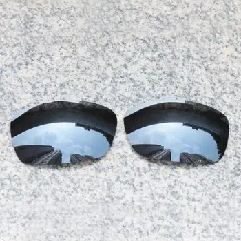 Продажба на едро E. O. S Поляризирани Подобрени Сменяеми Лещи за Слънчеви очила Oakley Hijinx - Черно Хромированное Поляризованное Огледало