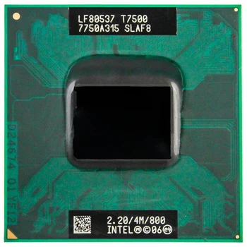 Процесор Intel Core 2 Duo T7500 Процесор 4M Socket 479 Кеш/ 2.2 Ghz / 800 /Двуядрен процесор за лаптоп