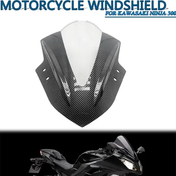 Резервни части За Мотоциклети-Предна на Предното Стъкло, ABS Въглеродни Влакна За Kawasaki Ninja 300 2013 2014 2015 2016 2017 Мотоциклетът Обвивка на Предната