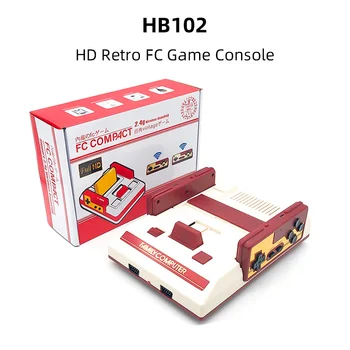 Ретро конзоли ФК H101 кабелна и безжична версия на 188 игри, вградени в червено-бели игрални автомати HDMI-съвместим AV изход