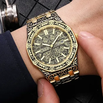 Ретро Мъжки Часовници Маркови Луксозни Ръчни Часовници За Мъже От Неръждаема Стомана Модерен Топ Дизайнерски Магазин Ежедневни Мъжки часовници reloj ал hombre