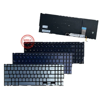 САЩ/BG НОВОСТ за ASUS ZenBook 15 UX533 UX533F UX533FD UX533FN UX533FAC Клавиатура на лаптоп с подсветка