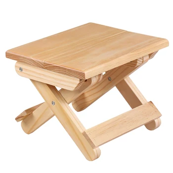 Складное малка дървена място стол за риболов табуретки сверхмощное за деца възрастни