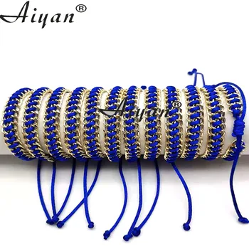 Сплетен гривна Aluminum Chain Threader е на разположение в различни цветове и може да бъде подарен като подарък на мъже и жени