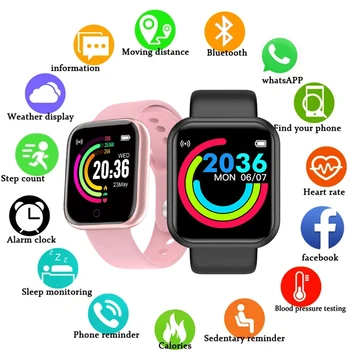 Умен Часовник За Мъже И Жени Smartwatch Уреди За Измерване На Кръвното Налягане Наблюдение На Сърдечната Честота Спортни Фитнес Гривна Apple Huawei Smart Часовници