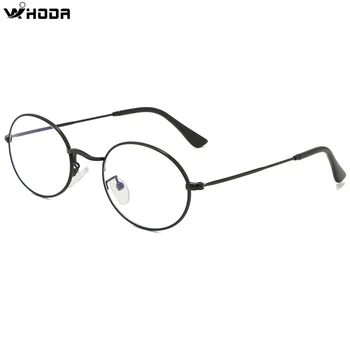 Унисекс Овални Метална Оптични Рамки за Очила за Мъже и Жени, Очила по Рецепта от късогледство и пресбиопия, Стъклени Рамки F0220