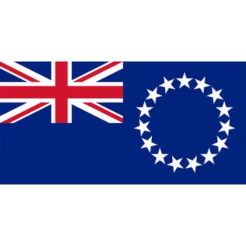 Флаг на Островите Кук Yehoy виси 90* 150 см. За Декорация