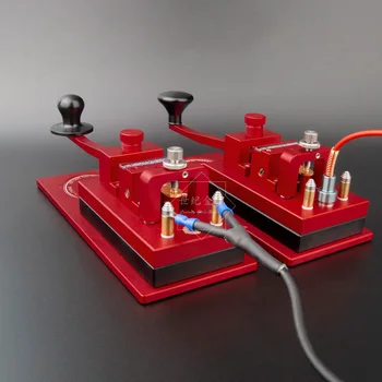 Червена 20 дълъг магнитен ключ полюс за базовите станции на къси вълни на радио CW Ключ предаване на морзовата азбука
