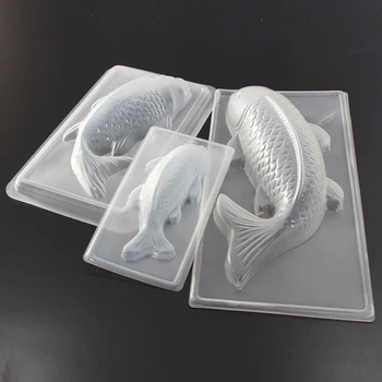 Шаран Карпообразная Риба 3D Торта С Форма на Желе Захар Форма на Инструмент За Печене Инструменти