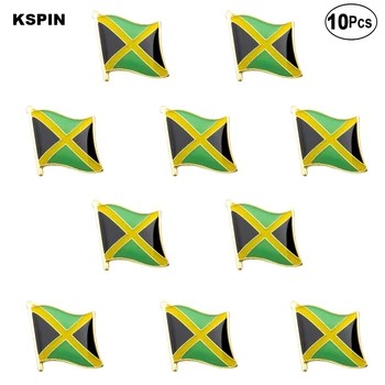 Ямайка Флаг на Ревера на Жени Флаг икона Брошка Игла Икони 10 бр. Много
