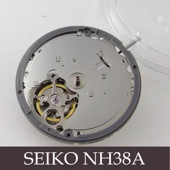 Япония NH38/NH38A Автоматично с часовников Механизъм резервни Части, Дисплей Дата 21600 BPH 24 Скъпоценни Камъни Висока Точност, Подходящ За Механични Часовници