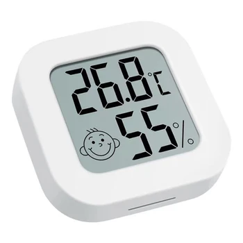 LCD Дигитален Термометър-Влагомер За Помещения, в Електронен Сензор за Температура И Влажност на въздуха, Измерване, метеорологичната станция За Дома