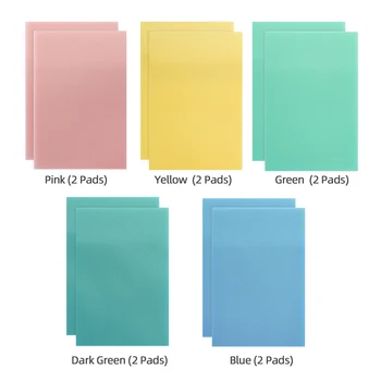 Многоцветни Прозрачни стикери За бележки на Пет Memo Pad Sticky Note It To School Хартиени бележки Цветен Офис дневник за водене на бележки